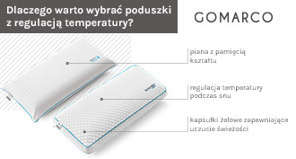 poduszka z regulacją temperatury